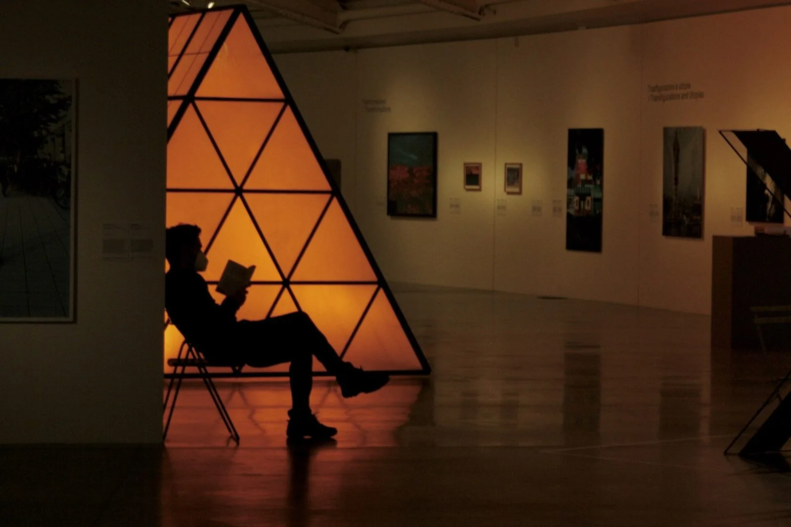 Sala espositiva del Centro per l'arte contemporanea Luigi Pecci di Prato
